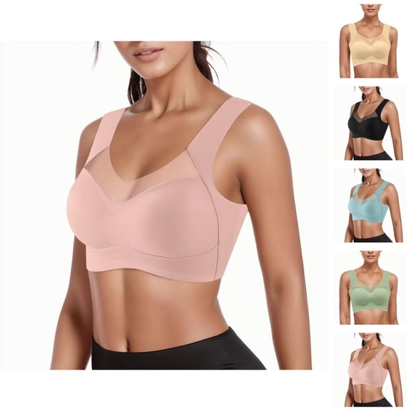 Sports Bras for Women Lightweight Push Up No Underwire Racerback Yoga Gym Athletic Bralettes Workout Bra