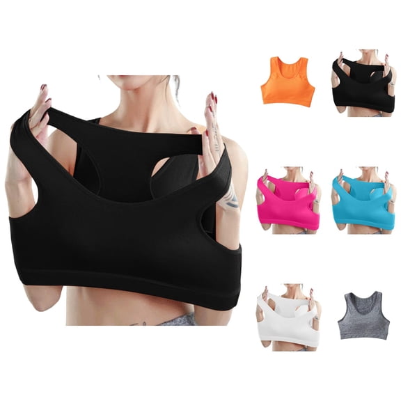 Sports Bras for Women Lightweight Push Up No Underwire Running Yoga Gym Athletic Bralettes Workout Bra