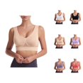thumbnail image 1 of Sports Bras for Women Longline U Neck Hollow out Breathable Plus Size Wireless Bralette Workout Yoga Crop Tank Top, 1 of 6