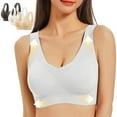 thumbnail image 1 of Sports Bras for Women Multipack Plus Size 3Pcs Underwear Bra Everyday Underwear Multicolor M-6XL, 1 of 8
