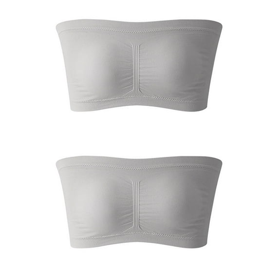 Sports Bras for Women Padded Back-Smoothing Bra Feature V-Neck Balconette Bra Style W-1832 Hook and Eye Closure Padded Bralette Gray 6XL