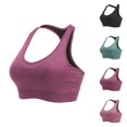 thumbnail image 1 of Sports Bras for Women Plus Size Racerback Push Up Bralettes Breathable Workout Fitness Yoga Bra, 1 of 3