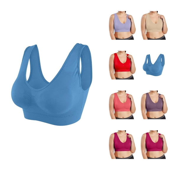 Sports Bras for Women Plus Size Seamless Sleep Exercise Running Yoga Gym Athletic Bralettes Workout Bra