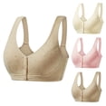 thumbnail image 1 of Sports Bras for Women Push Up Full Coverage Seamless Supportive Bra Full Coverage Tshirt Everyday Bras Beige, Size 42, 1 of 3