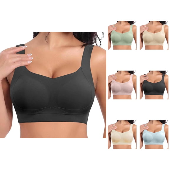 Sports Bras for Women Push Up Seamless Racerback Comfortable Running Yoga Gym Athletic Bralettes Workout Bra