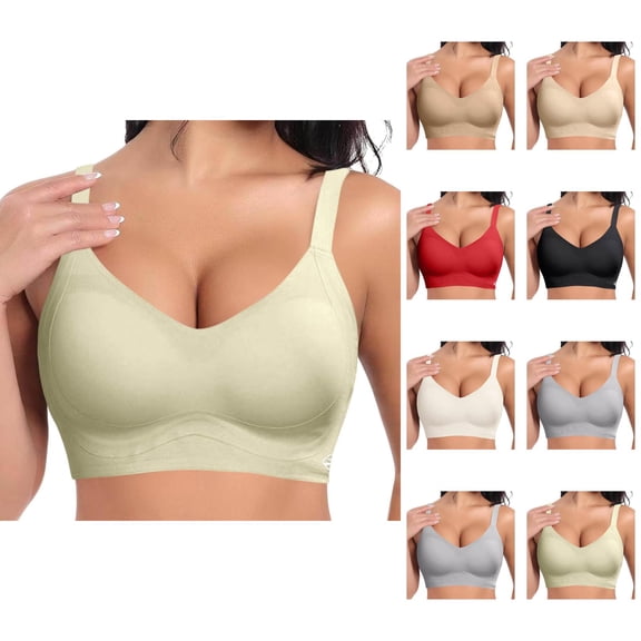 Sports Bras for Women Push Up Seamless Underwire Comfortable Running Yoga Gym Athletic Bralettes Workout Bra