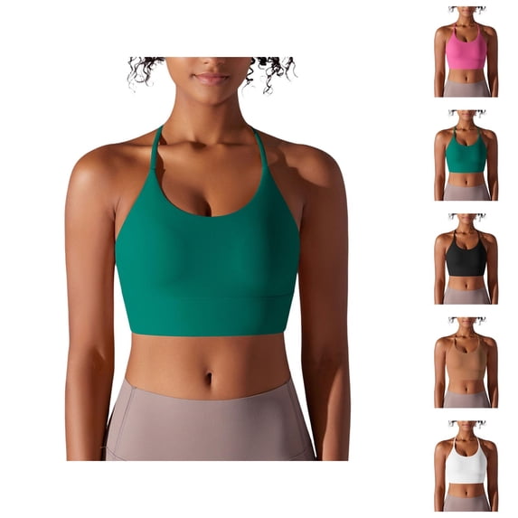 Sports Bras for Women Racerback Lightweight Breathable Running Bra Crop Tank Tops Longline Workout Gym Yoga Bra