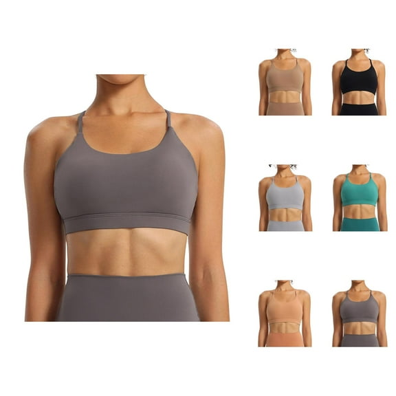 Sports Bras for Women Racerback Push Up Comfortable Exercise Running Yoga Gym Athletic Bralettes Workout Bra