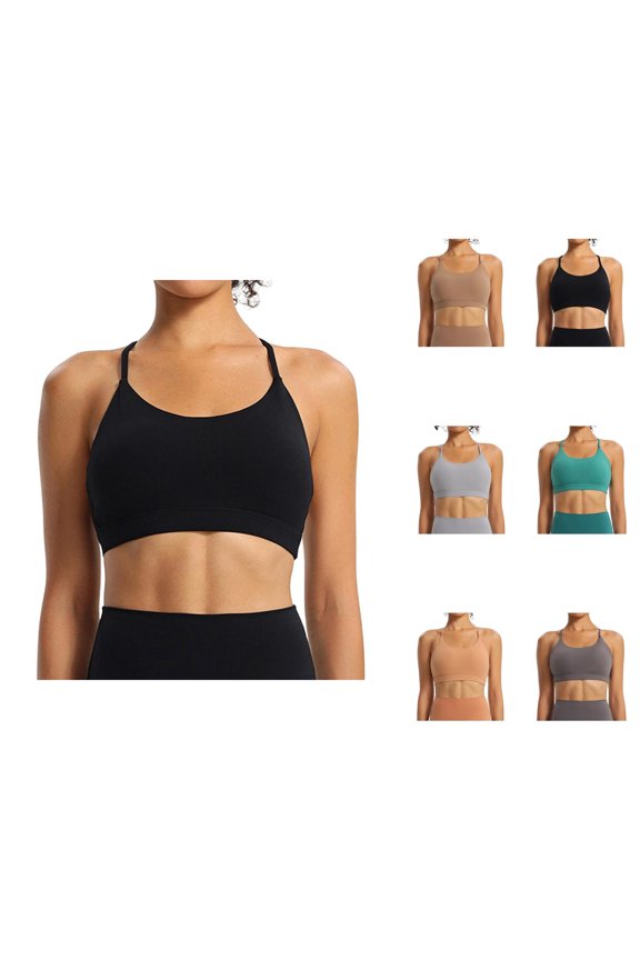 Sports Bras for Women Racerback Push Up Comfortable Exercise Running Yoga Gym Athletic Bralettes Workout Bra