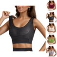 thumbnail image 1 of Sports Bras for Women Racerback Side Support Anti Sagging Push Up Bralettes Side Smoothing Workout Bra, 1 of 4