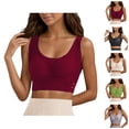 thumbnail image 1 of Sports Bras for Women Racerback Side Support Anti Sagging Push Up Bralettes Side Smoothing Workout Bra, 1 of 4