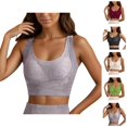thumbnail image 1 of Sports Bras for Women Racerback Side Support Anti Sagging Push Up Bralettes Side Smoothing Workout Bra, 1 of 4