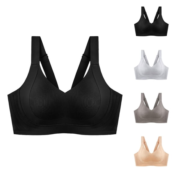 Sports Bras for Women Seamless Push Up Full Coverage No Underwire Plus Size Yoga Gym Athletic Bralettes Workout Bra