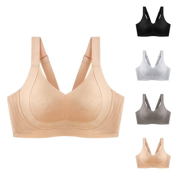 Sports Bras for Women Seamless Push Up Full Coverage No Underwire Plus Size Yoga Gym Athletic Bralettes Workout Bra