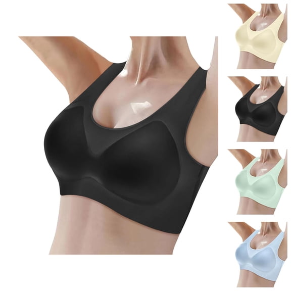 Sports Bras for Women Seamless Push Up No Underwire Racerback Breathable Yoga Gym Athletic Bralettes Workout Bra