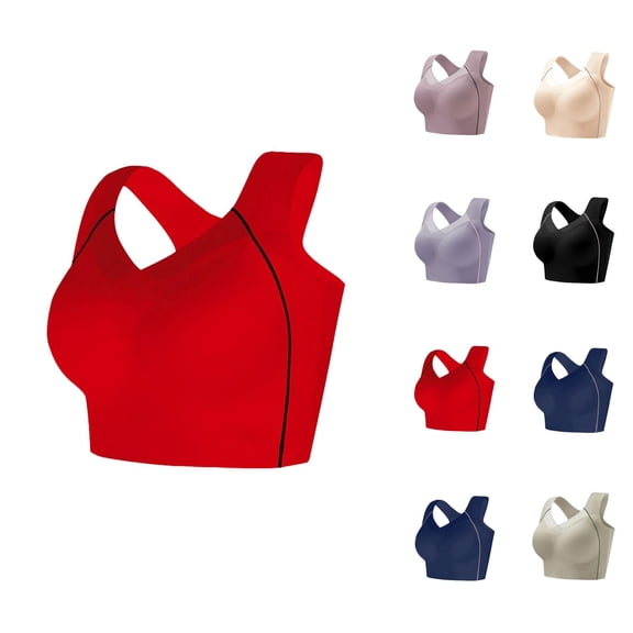 Sports Bras for Women Seamless Push Up No Underwire Wide Strap Running Yoga Gym Athletic Bralettes Workout Bra