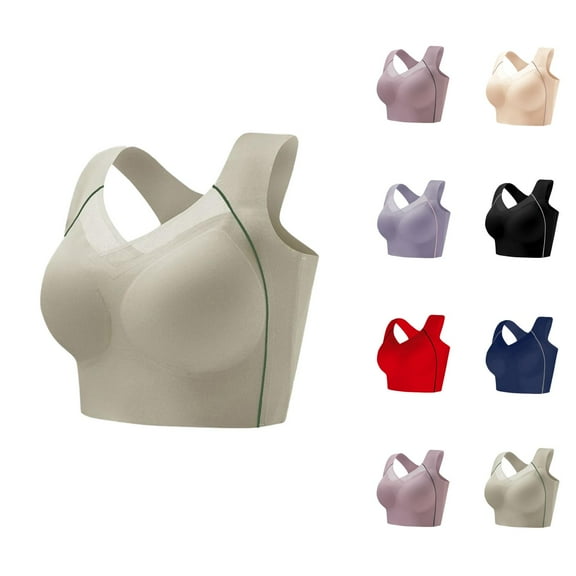 Sports Bras for Women Seamless Push Up No Underwire Wide Strap Running Yoga Gym Athletic Bralettes Workout Bra