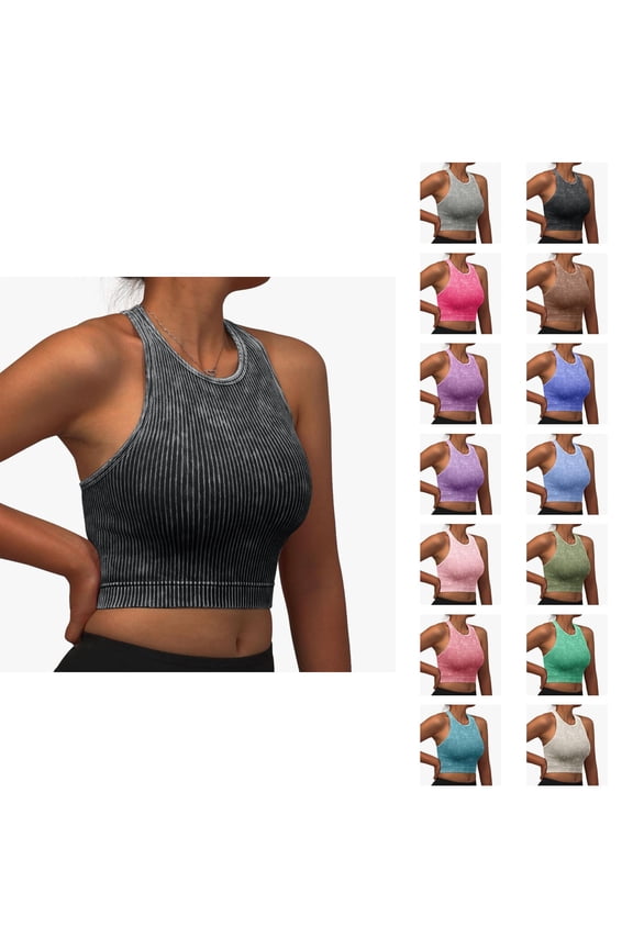 Sports Bras for Women Seamless Racerback Push Up Quick Drying Moisture Wicking Running Athletic Bralettes Workout Bra