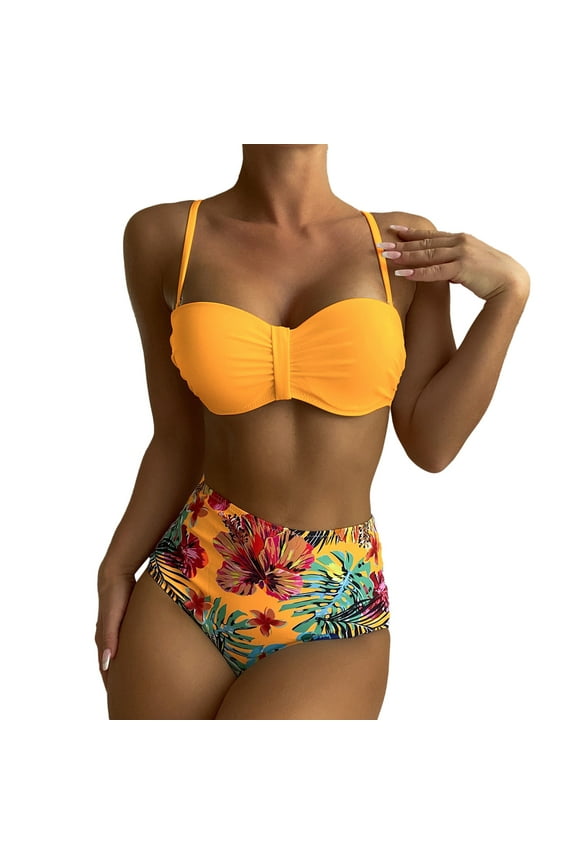 Sports Brazilian Hawaii Women Print Bikinis Swimsuit Push Up Bikini Set Two Pieces Beach Bathing Suit Swimwear Biquinis Micro Bikinis Brazilian