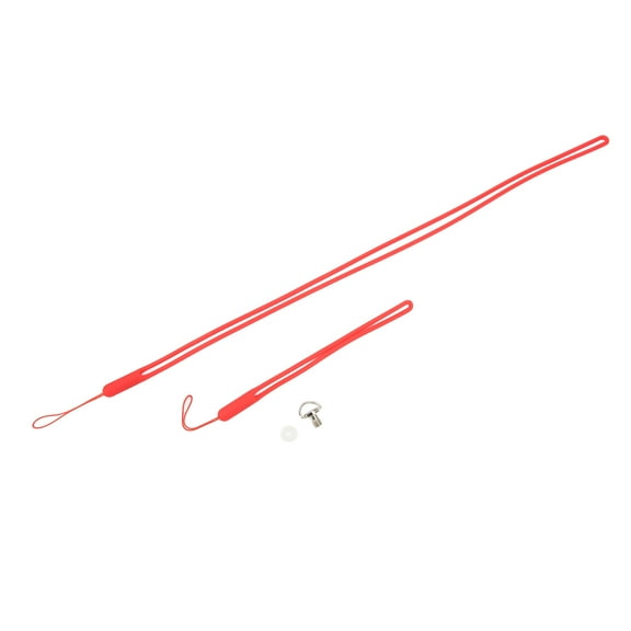 Sports Camera Lanyard Rope, Neck Strap Lanyard Easy Cleaning Flexible For Outdoor Black,Red