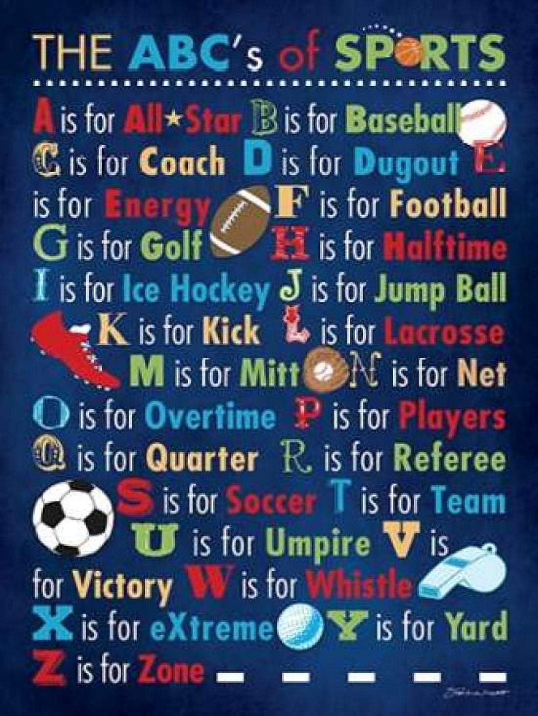 Sports Canvas Art - Stephanie Marrott (18 x 24)