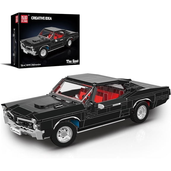 Sports Car Building Block Kits, MOC Classic Vintage Car Model Building Sets,Collections Enthusiasts (1563+ Pieces, Static Version)