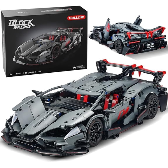 Sports Car Building Sets for Adults -1:14 Technic Cars Building Block Toy Decor Model