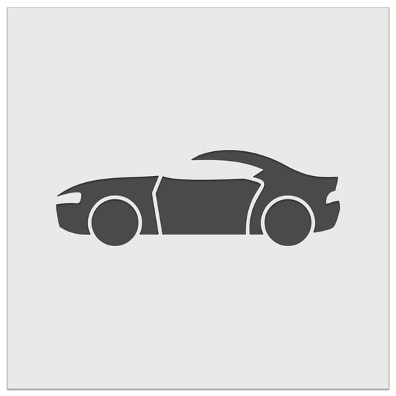 Sports Car Muscle Hot Rod Automobile Vehicle DIY Cookie Wall Craft Stencil - 5.5 Inch