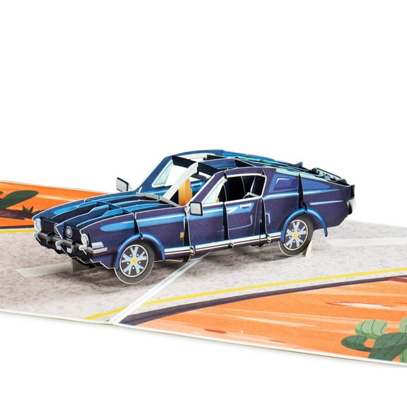 Sports Car Pop Up Card