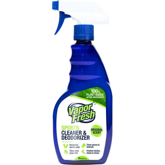 Sports Cleaner and Deodorizer - For Boxing Gloves, Sports Pads, Helmets, Gym Bags, Gym Equipment and More - Naturally Powered By Plants, 16 Fl Oz (1-Pack)