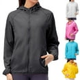 thumbnail image 1 of Sports Coats for Women Lightweight Windbreaker Jacket Hooded Rain Coats for Women Outdoor with Pockets Fall Jackets for Women Zip Up Jacket Winter Coats for Women, 1 of 6