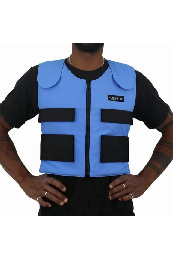 Cool Vest, Personal Cooling - 59 Degrees for 2.5 Hours - 8 Cool Packs - Recharge in 30 Minutes