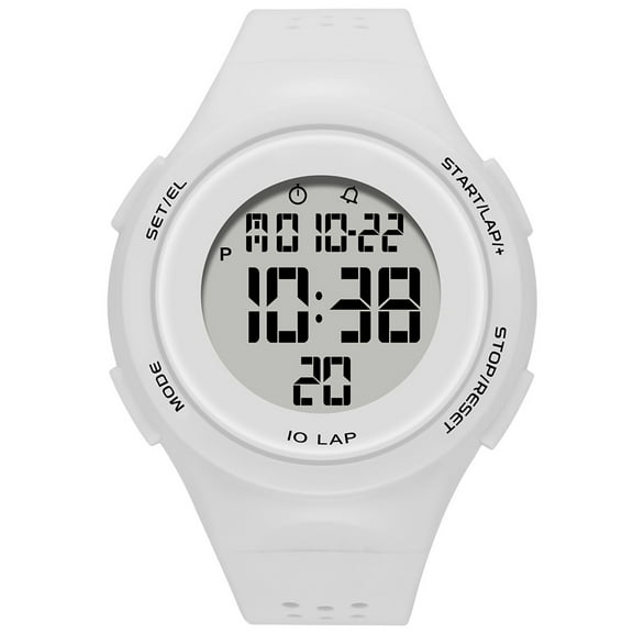 Sports Digital Watch, Waterproof-, Suitable For Both Men And Women, Outdoor LED Electric Watch With Luminous Alarm Clock And Stopwatch.