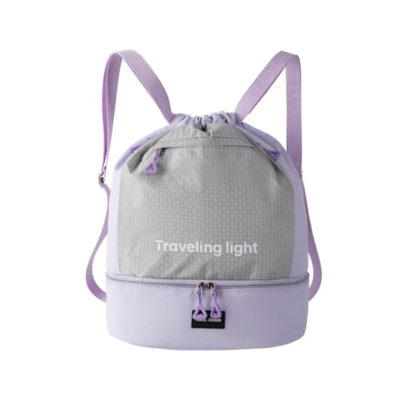 Sports Drawstring Backpack ,Travel Bag,Lightweight Gym Bag Water-Resistant Pocket | Breathable String Bag for Soccer, Running, Workout