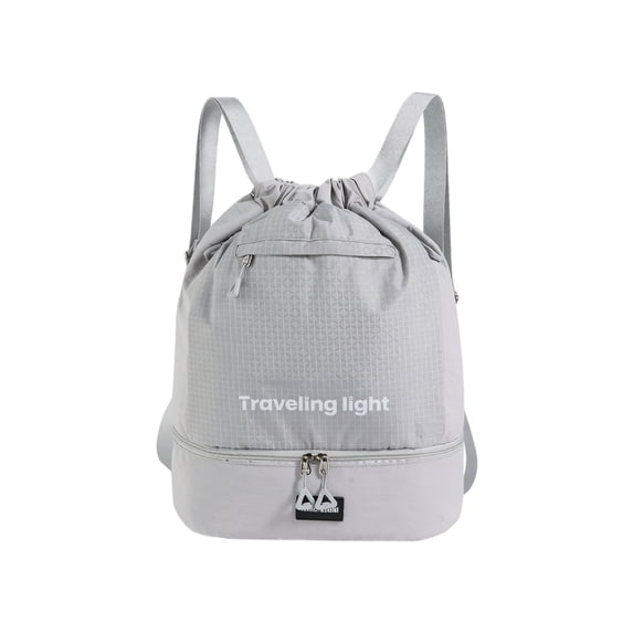 Sports Drawstring Backpack ,Travel Bag,Lightweight Gym Bag Water-Resistant Pocket | Breathable String Bag for Soccer, Running, Workout