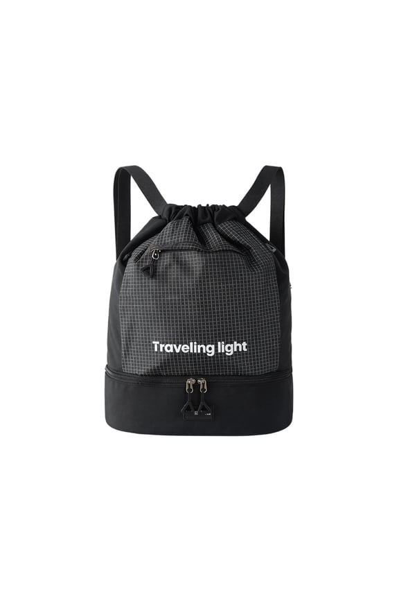 Sports Drawstring Backpack ,Travel Bag,Lightweight Gym Bag Water-Resistant Pocket | Breathable String Bag for Soccer, Running, Workout