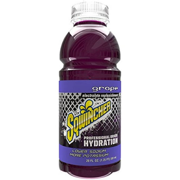 Sports Drink Ready To Drink, Grape 20 Oz, Pk24