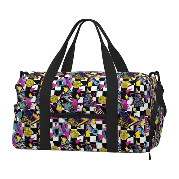 Sports Duffel Bags, Athletic Gym Bag Overnight Workout Travel Tote Luggage for Men Women Yoga