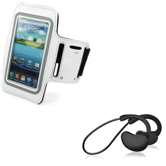 Sports Earphones Wireless Headphones w Sports Running Armband for Google Pixel 4 Phones - Hands-free Mic Folding, Gym Workout Case Z7V Compatible With Pixel 4 Models