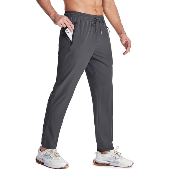 Sports Elastic Trousers Loose Legged Pants New Fashionable Casual Sports Pants for Men New Streetwear Trousers Men Drawstring Letter Sports Baggy Pants Training Fitness Pants Men