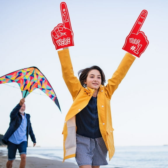 Sports Event Foam Hand Cheering Accessory - Comfortable EVA Foam Finger for Fans, Hand for Games and Celebrations, Support Enhancement Tool