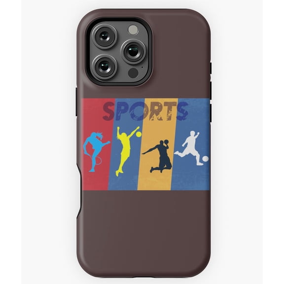 Sports Fan Athlete Competition Game Phone Case for iPhone 16 15 14 13 12 11 Pro Max - Stylish Modern Phone M97