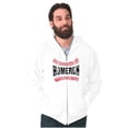 thumbnail image 1 of Sports Fan Baseball Stitches Homerun Zip Up Hoodie Men's Women's Brisco Brands S, 1 of 6