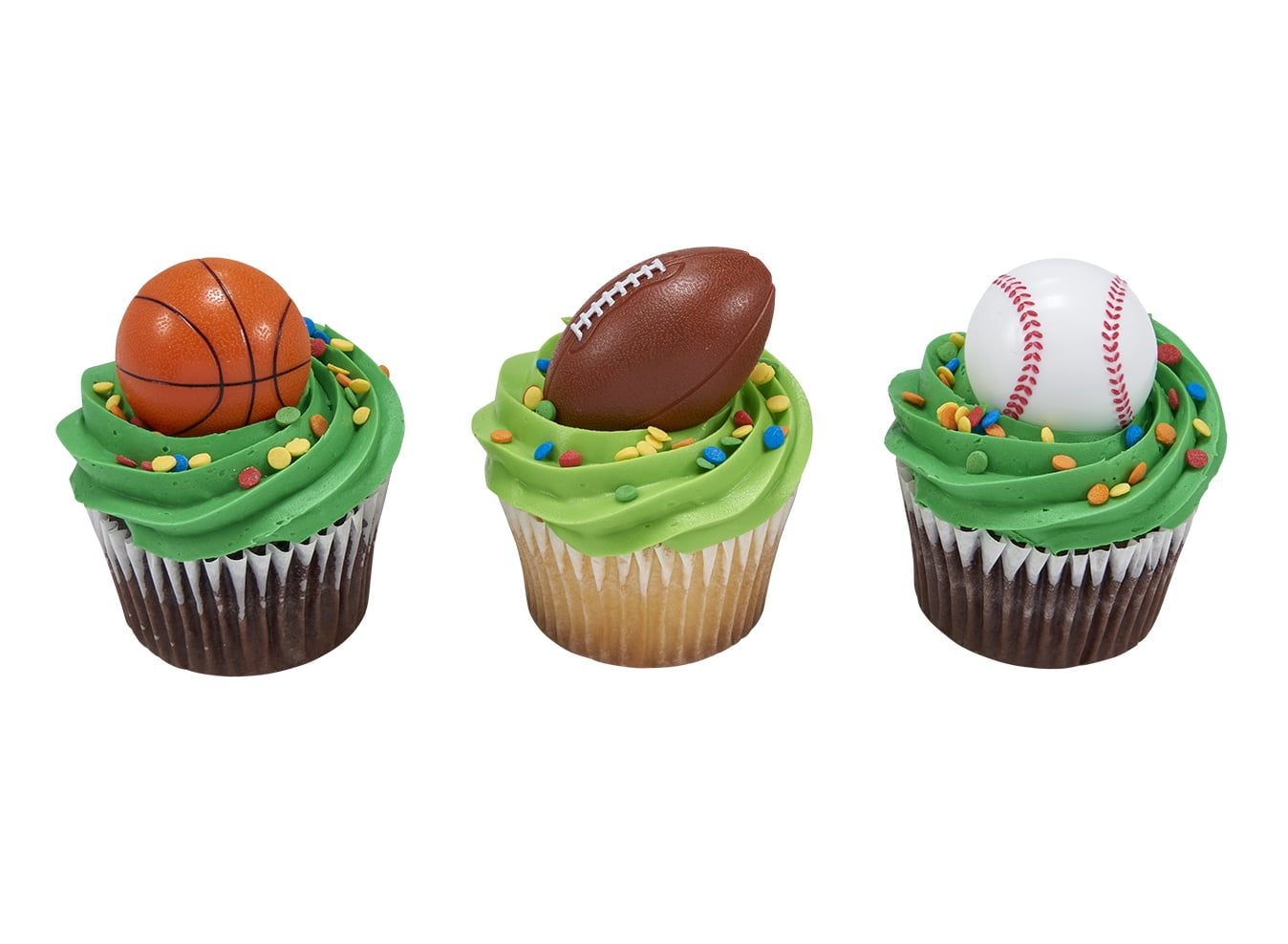 Sports Fan Cupcakes