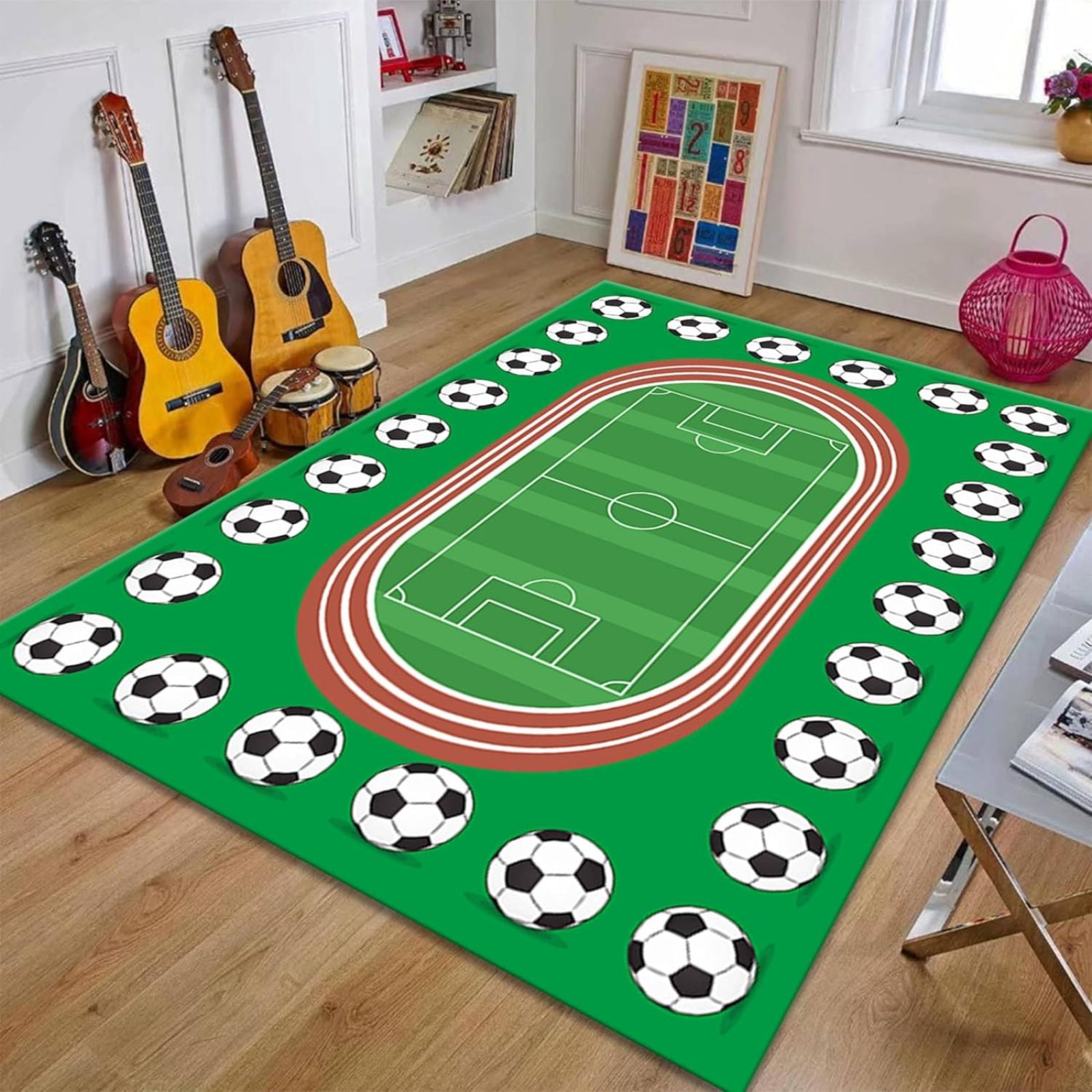 Football Filed Rugg Sports Field Area Rug,American Football Field Background Home Decor ...