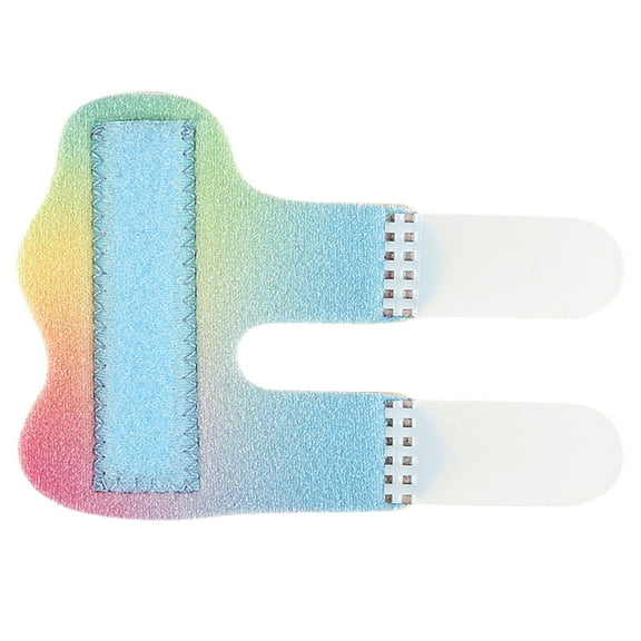 Sports Gear Adjustable Finger Splint with Three Straps for Trigger Finger Broken Finger Support for Index Middle and Ring Fingers Gradient Design Finger Splints for Daily Use