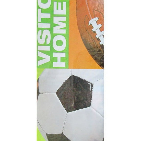 Sports 'Go Team' Plastic Table Cover (1ct)