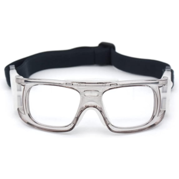 Sports Goggles for Men and Women Protective Shock Resistant Lens Windproof Fogproof for Basketball Football Gray