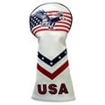 thumbnail image 1 of Sports Golf Club Head Cover Synthetic Leather Waterproof Golf Wood Driver, 1 of 8