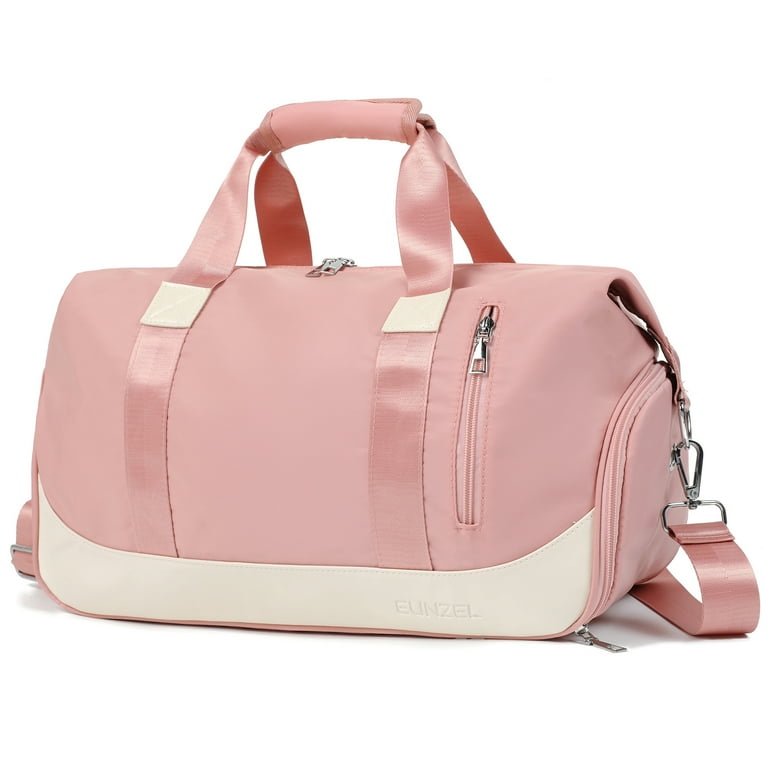 Sports Gym Bag, Travel Duffel Bag with Wet Pocket Shoes